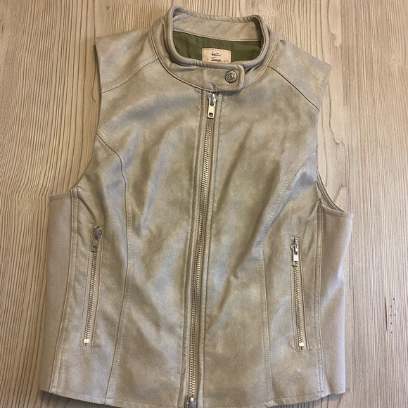 Free People We The Free Sweeney Vegan Leather Vest - Picture 6 of 9